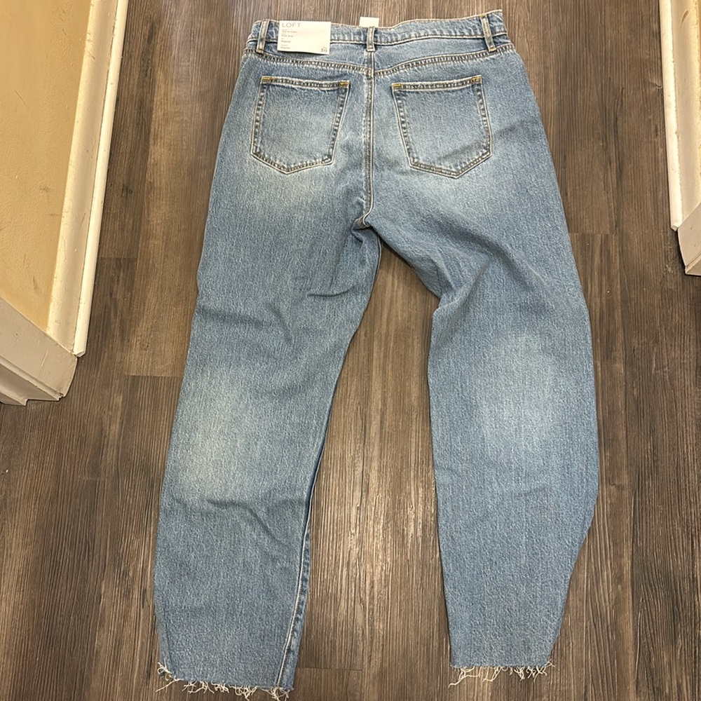 NWT Loft High Rise Straight Jeans - Picture 5 of 5